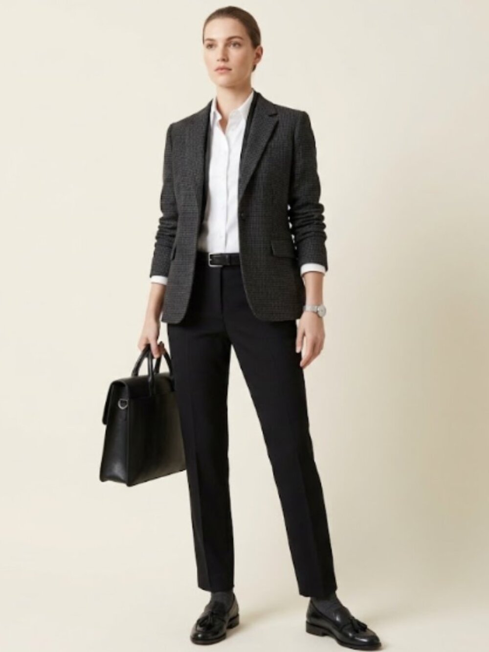 Theory Louse Urban Wool Blend Dress Trousers Pants Dark Academia Office Siren 6